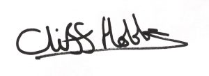 Cliff Hobbs e signature